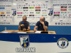Mister Giuseppe Mosca e l'addetto stampa Vito Contento